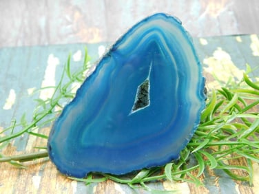 AGATE SLICE ROCK STONE LAPIDARY SPECIMEN