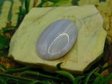 LACE AGATE CABOCHON ROCK STONE LAPIDARY SPECIMEN