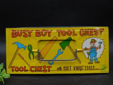 Busy Boy Tool Chest with Soft Vinyl Tools