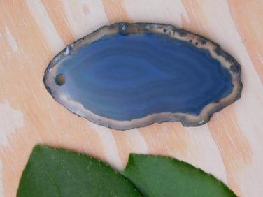 AGATE SLICE ROCK STONE LAPIDARY SPECIMEN