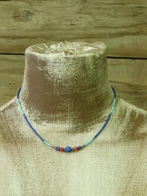 MIXED STONE NECKLACE ROCK STONE LAPIDARY SPECIMEN