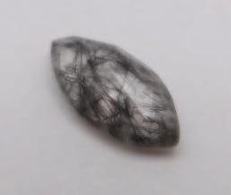 TOURMALATED QUARTZ ROCK STONE LAPIDARY SPECIMEN