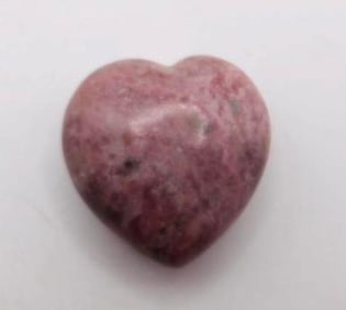 THULITE HEART ROCK STONE LAPIDARY SPECIMEN