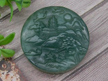CARVED JADE ROCK STONE LAPIDARY SPECIMEN