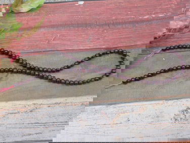 GARNET BEADS ROCK STONE LAPIDARY SPECIMEN