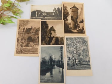 Set of 6 Vintage European Landscape Photographs