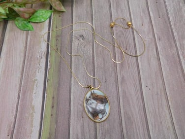 Horse Pendant Necklace