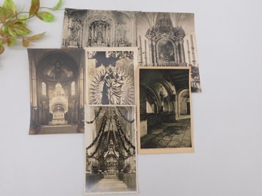 Set of 5 Vintage Religious Architecture Photographs
