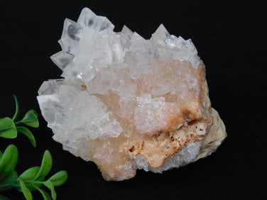 Crystal Cluster Specimen With Clear Quartz Rock Stone Lapidary Specimen