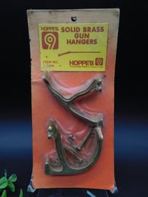 Hoppes Solid Brass Gun Hangers in Original Packaging
