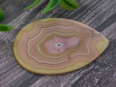 Agate Gemstone Teardrop Cabochon, 7 Grams