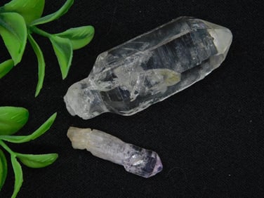 Scepter Quartz Crystal Pair