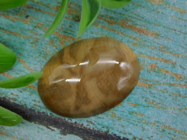 Oval Brown Cat?s Eye Gemstone, 3 Grams