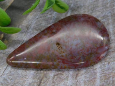 Polished Teardrop-Shaped Agate Stone