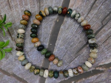 Multi-Colored Stone Beads