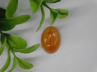 AGATE CABOCHON WITH CROSS PATTERN ROCK STONE LAPIDARY SPECIMEN
