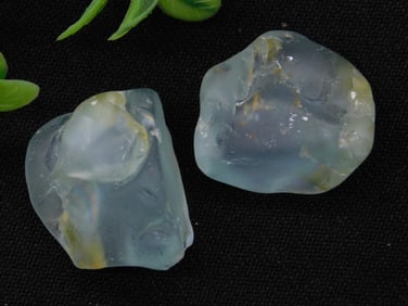 BLUE ROUGH GEMSTONES ROCK STONE LAPIDARY SPECIMEN