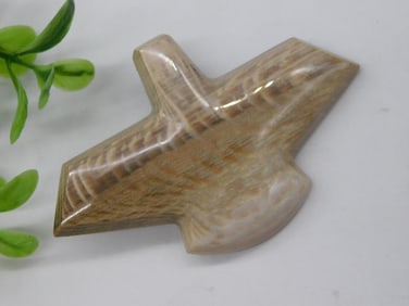 STONE BIRD BOLO TIE CLIP ROCK STONE LAPIDARY SPECIMEN