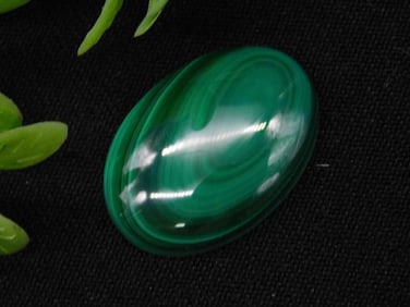 MALACHITE CABOCHON ROCK STONE LAPIDARY SPECIMEN