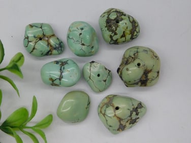 ANGEL WING VARISCITE BEADS ROCK STONE LAPIDARY SPECIMEN