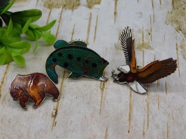 ENAMEL PINS MIXED ANIMALS