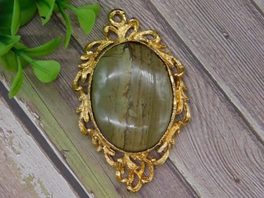 JASPER PENDANT ROCK STONE LAPIDARY SPECIMEN