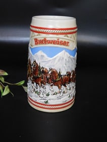 Limited Edition Budweiser Clydesdales Stein