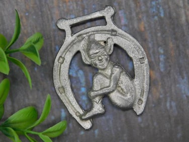 HORSESHOE WATCH FOB VINTAGE ANTIQUE