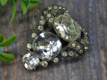 Decorative Rhinestone Hat Clip or Brooch