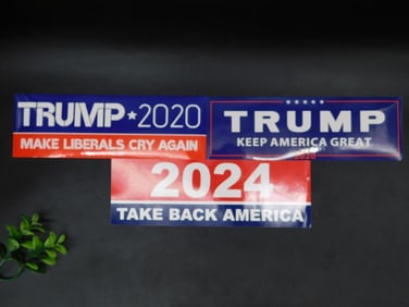 Set of Political Trump Bumper Stickers