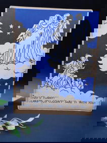 Humorous Artwork Featuring Angels and Clouds