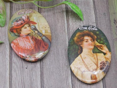 COCA-COLA ADVERTISING POCKET MIRRORS