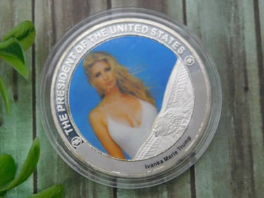Commemorative Coin Featuring Ivanka Trump with Presidential Design