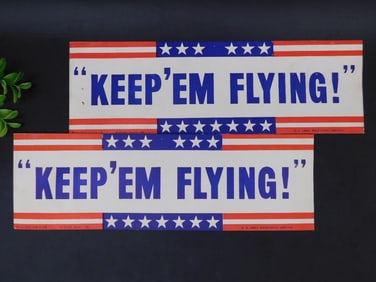Set of Two ?Keep ?Em Flying!? US Army Posters