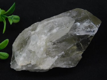 Clear Quartz Crystal Specimen with Natural Texture