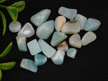 Collection of Polished Amazonite Gemstones