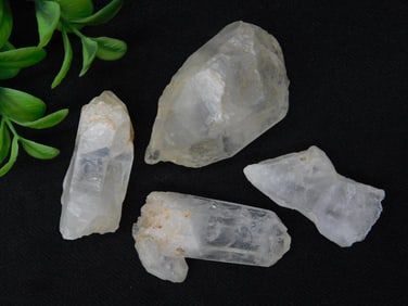 Lot of Four Quartz Crystal Specimens ? 97 Grams Total Weight