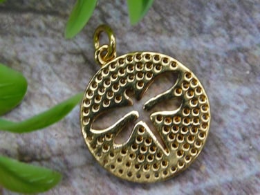 Gold-Tone Dragonfly Pendant Charm