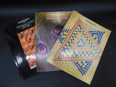 Sotheby?s Art Auction Catalogs, 1988 Set of Three