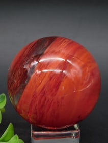 Polished Red Stone Sphere