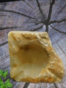 Rough Yellow Calcite Rock Specimen, 2 lbs 1 oz