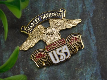Harley Davidson Made in USA Lapel Pin