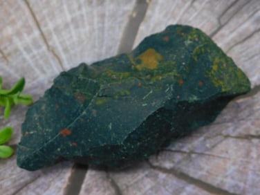 Rough Bloodstone Specimen Weighing 1 lb 4 oz