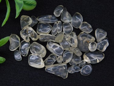 12 Grams of Tumbled Lemon Quartz Gemstones Rock Stone Lapidary Specimen