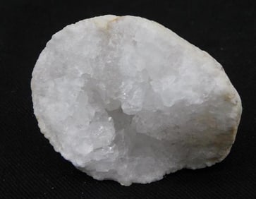 White Quartz Geode Halved For Display ROCK STONE LAPIDARY SPECIMEN