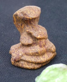 Calligraphy Stone Cobra ROCK STONE LAPIDARY SPECIMEN