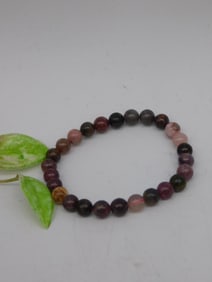 Multicolor Stone Beaded Stretch Bracelet ROCK STONE LAPIDARY SPECIMEN