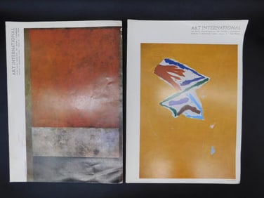 Two 1980 Art International Magazines, Vol. XXIII/9 & XXIII/10