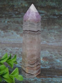 Crazy Lace Amethyst Tower Point Rock Stone Lapidary Specimen