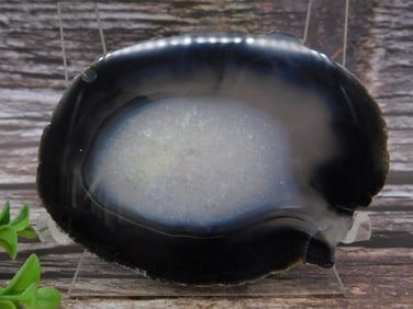 Polished Agate Slice Rock Stone Lapidary Specimen with Natural Patterns